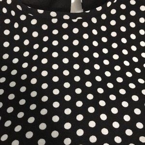 NWT CK Dress black polka dot dress